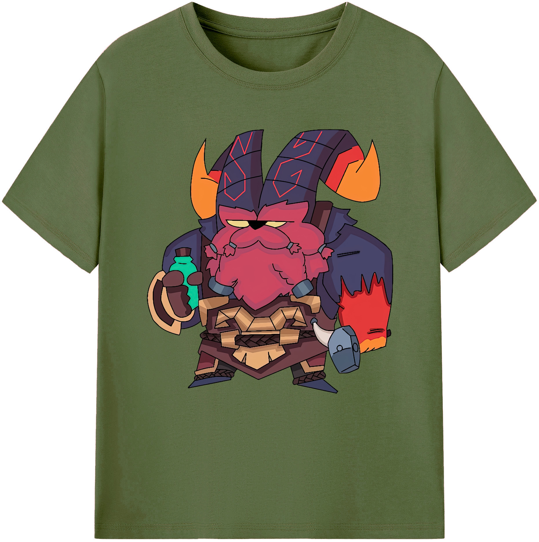 リーグ・オブ・レジェンド League of Legends LOL 綿100％半袖Tシャツ（フロントプリント）